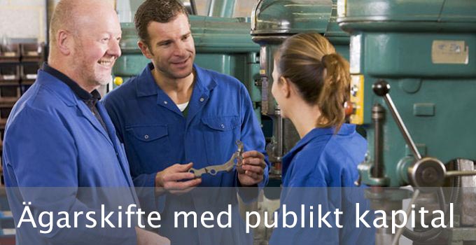 Ägarskifte med publikt kapital